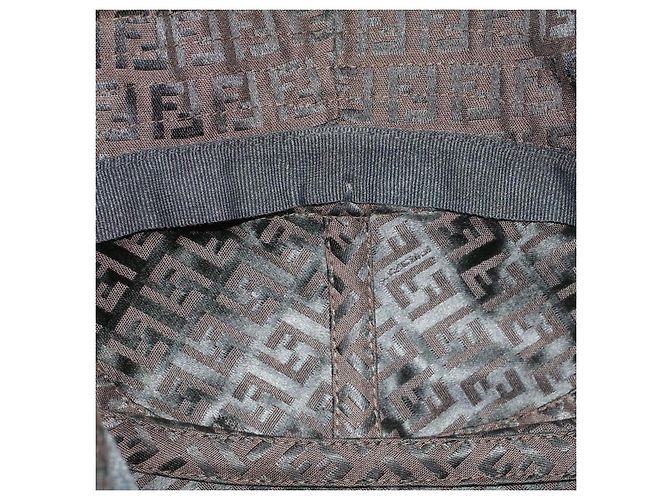 FENDI Zucchino Canvas Hut M Braun Auth am4612 - Ansicht 8