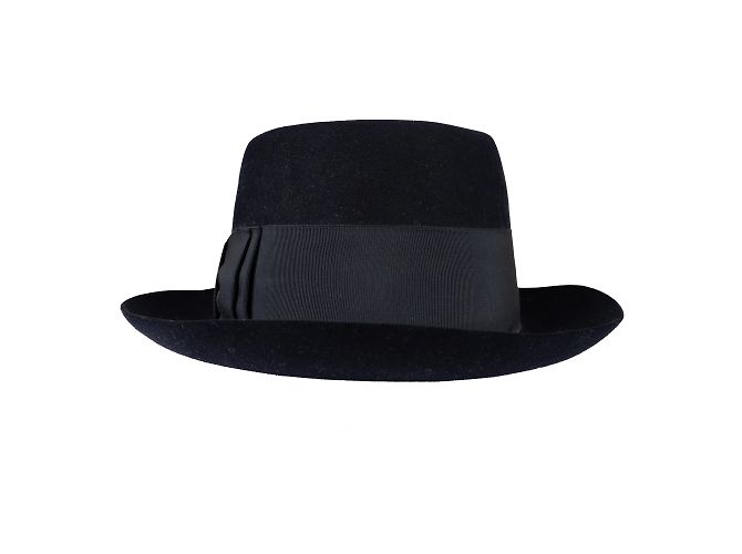 Autre Marque Lincoln Bennet & Co. Cappello Trilby Nero - vista 2