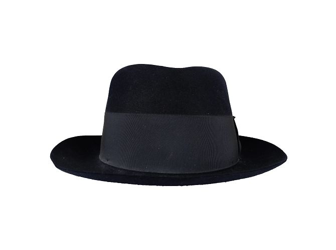 Autre Marque Lincoln Bennet & Co. Cappello Trilby Nero - vista 3
