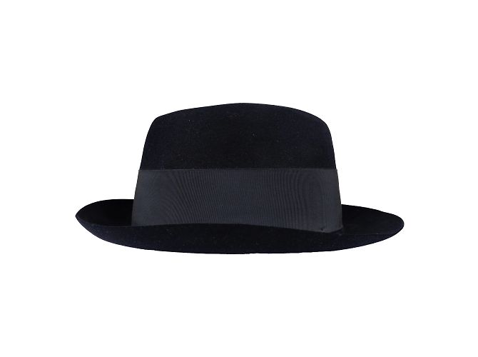 Autre Marque Lincoln Bennet & Co. Cappello Trilby Nero - vista 4