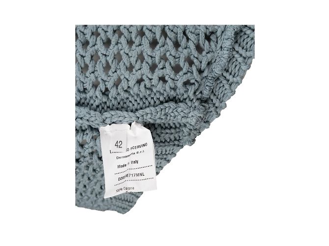Ermanno Scervino Häkelpullover Blau - Ansicht 5