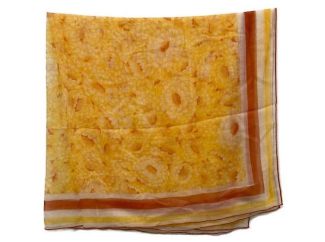 ***LORO PIANA Kaschmirstola mit Blumenprint Gelb - Ansicht 2