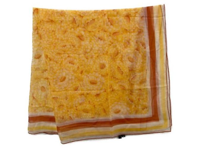 ***LORO PIANA Kaschmirstola mit Blumenprint Gelb - Ansicht 3