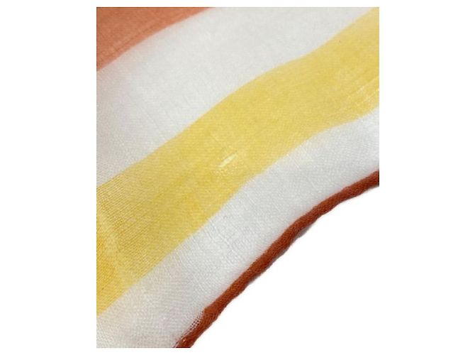 ***LORO PIANA Kaschmirstola mit Blumenprint Gelb - Ansicht 4