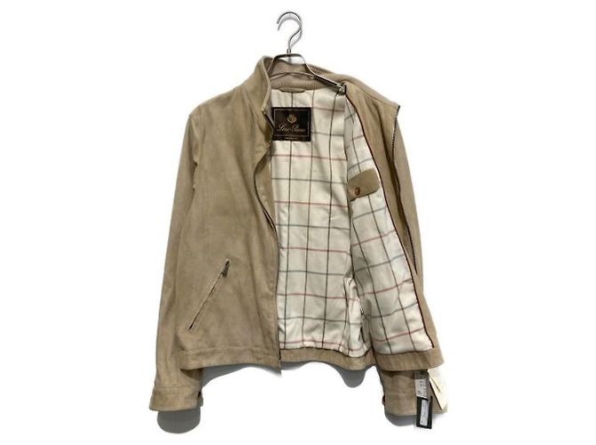 ***LORO PIANA Ziegenleder-Wildlederjacke Beige - Ansicht 3