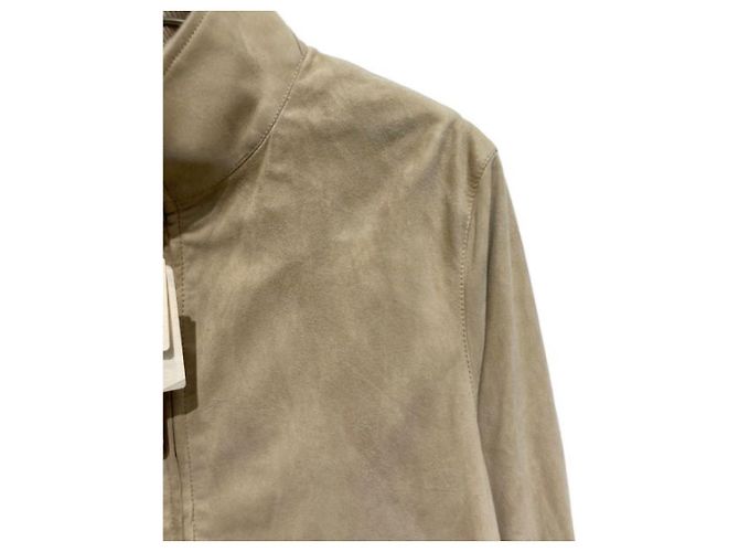 ***LORO PIANA Ziegenleder-Wildlederjacke Beige - Ansicht 4