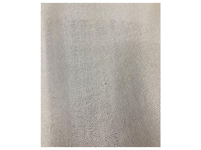 ***Stola in seta cashmere LORO PIANA Beige - vista 3