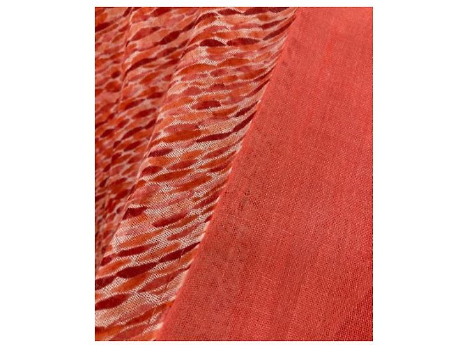 ***Stola in seta cashmere LORO PIANA Rosso - vista 3