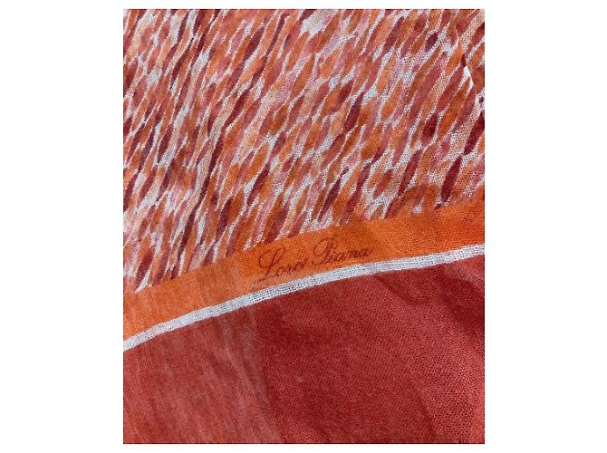 ***Stola in seta cashmere LORO PIANA Rosso - vista 5