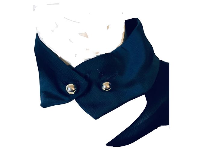 Autre Marque Tunica Manila Grace monospalla Blu navy - vista 3