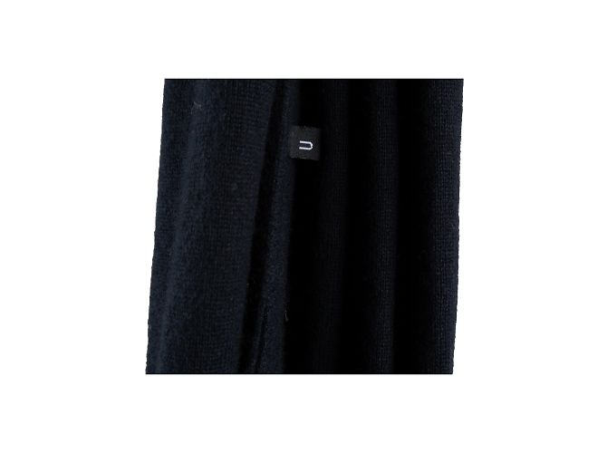 Autre Marque Collection Privée Wollschal mit Fransen Schwarz - Ansicht 4