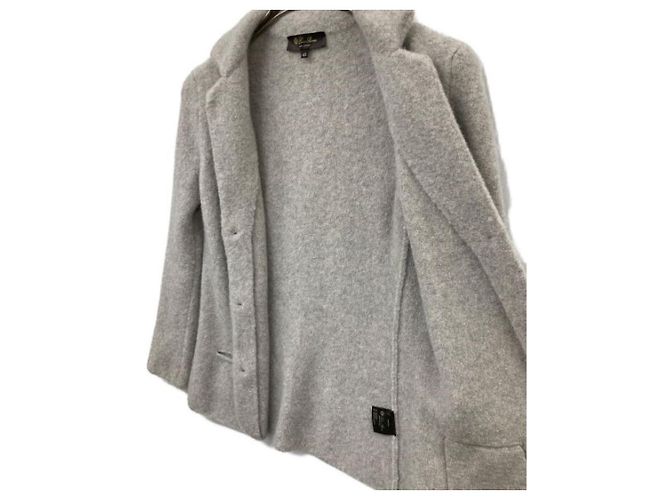 ***LORO PIANA Kaschmir-Seidenjacke Grau - Ansicht 3