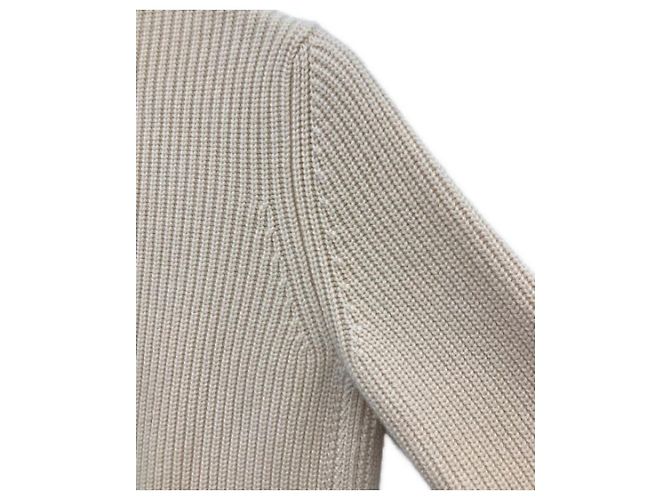 *** JAQUETA DE MALHA LORO PIANA BEBÊ CASHMERE Bege - vista 5