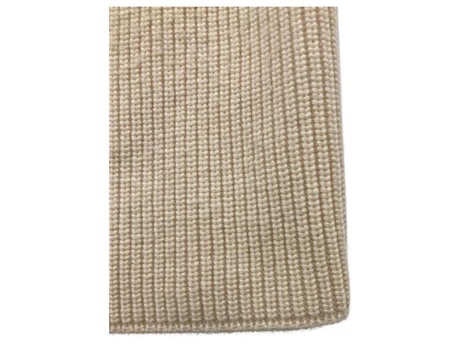 *** JAQUETA DE MALHA LORO PIANA BEBÊ CASHMERE Bege - vista 7