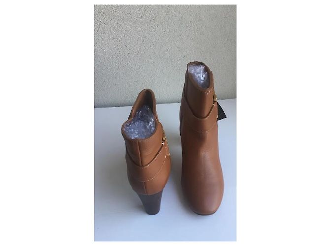 Chloé Leder Stiefeletten Caramel Größe 40 Karamell - Ansicht 3