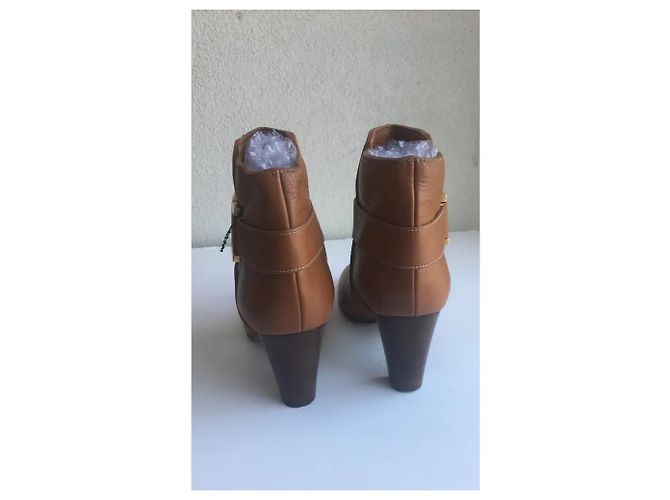 Chloé Leder Stiefeletten Caramel Größe 40 Karamell - Ansicht 5