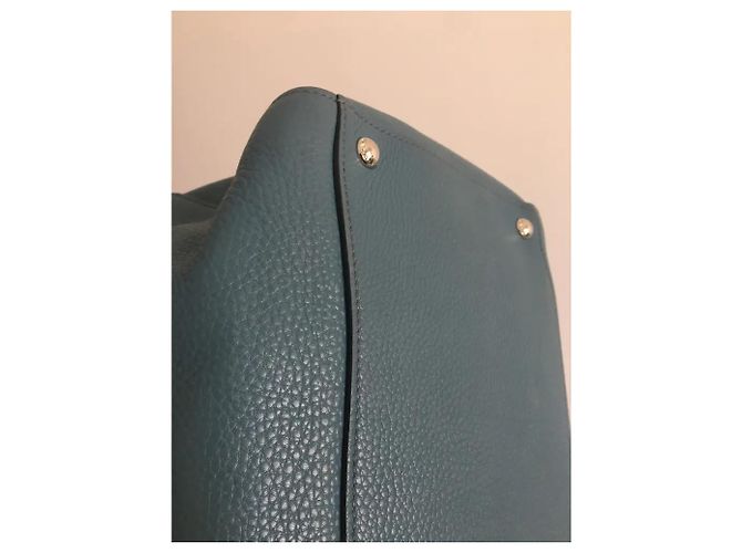 Prada Handtasche aus Leder Hellblau - Ansicht 3