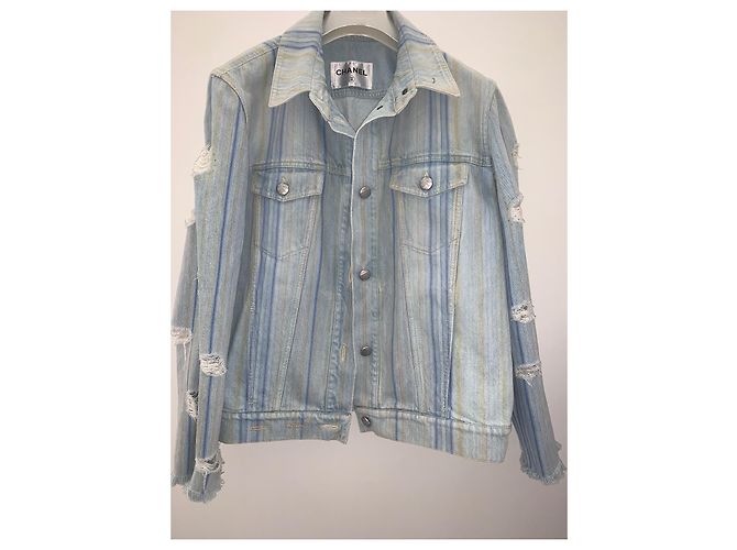 Chaqueta vaquera Chanel de algodón Multicolor - vista 2