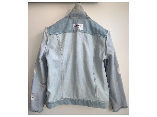 Chaqueta vaquera Chanel de algodón Multicolor - vista 9