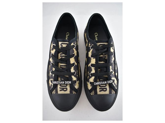 Sneakers Dior Walkndior Nere con Pattern Leopardato Nero - vista 2