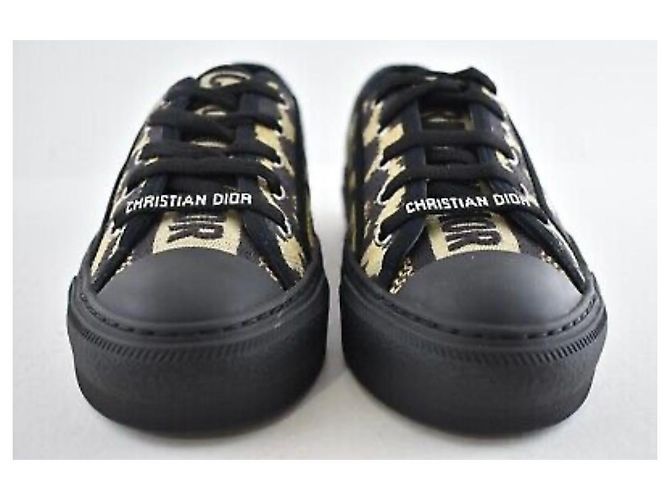 Sneakers Dior Walkndior Nere con Pattern Leopardato Nero - vista 3