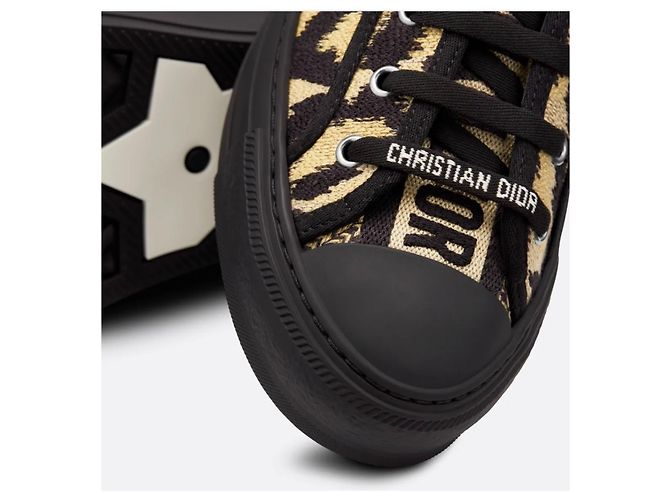 Sneakers Dior Walkndior Nere con Pattern Leopardato Nero - vista 5