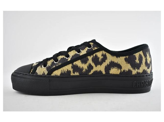 Sneakers Dior Walkndior Nere con Pattern Leopardato Nero - vista 6