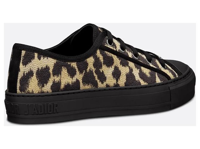 Sneakers Dior Walkndior Nere con Pattern Leopardato Nero - vista 7