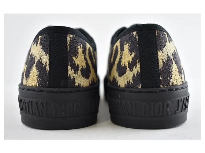 Sneakers Dior Walkndior Nere con Pattern Leopardato Nero - vista 9