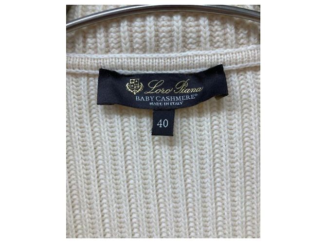***LORO PIANA BABY-KASCHMIR-STRICKJACKE Beige - Ansicht 4