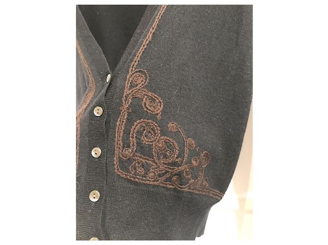 DRIES VAN NOTEN Strick T.International S Wolle Schwarz - Ansicht 2