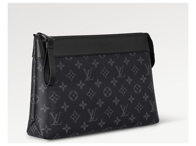 Louis Vuitton Pochette Voyage Souple Monogramme Eclipse Noir - vue 3