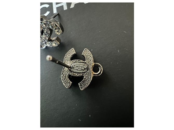 Chanel brincos CC Preto - vista 6