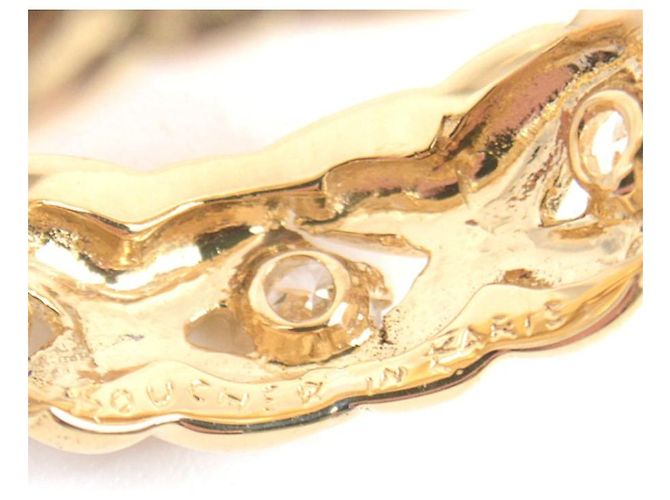 * BOUCHERON 8P Diamant-Designring Nr. 14 Damen 750YG Gelbgold Golden - Ansicht 4