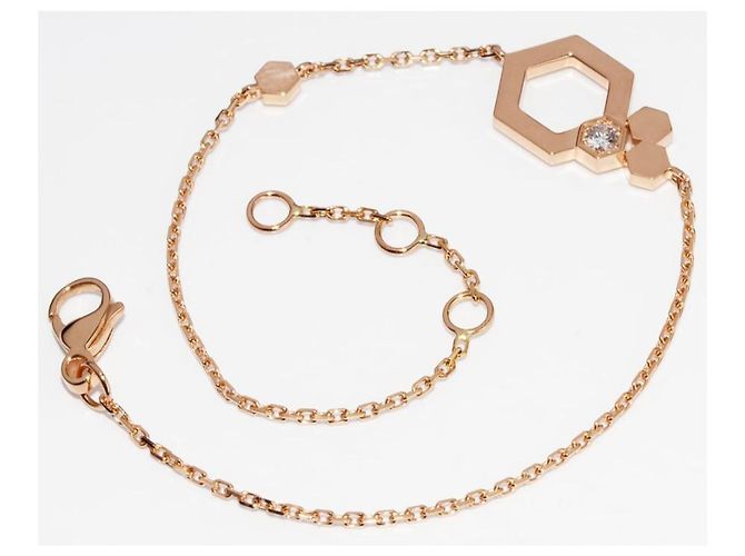 *Bracciale Chaumet K18Diamante P.G 1P B Bracciale My Love Honeycomb rosa - vista 3