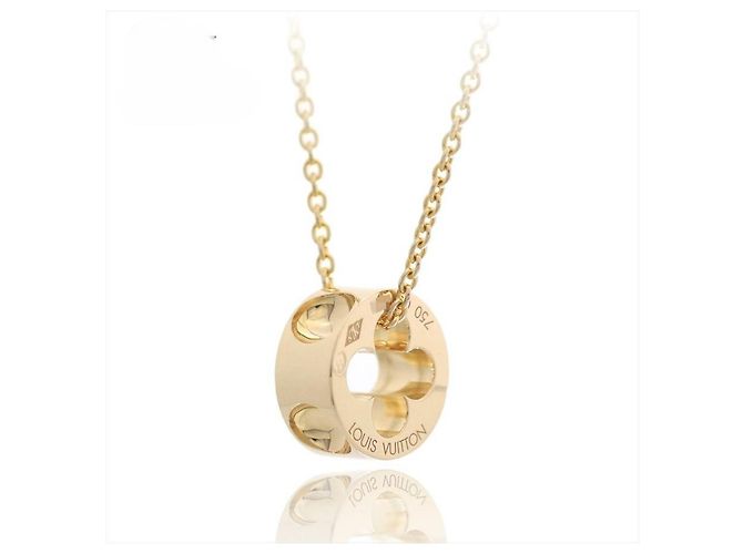 * Louis Vuitton Collana Louis Vuitton Pandantif Implant in oro giallo 18k oro K18Oro YG - vista 5