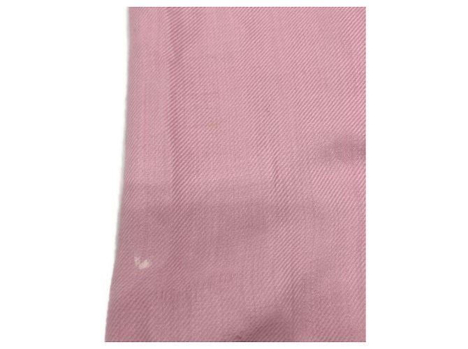 ***Stola grande in seta cashmere LORO PIANA Rosa - vista 4