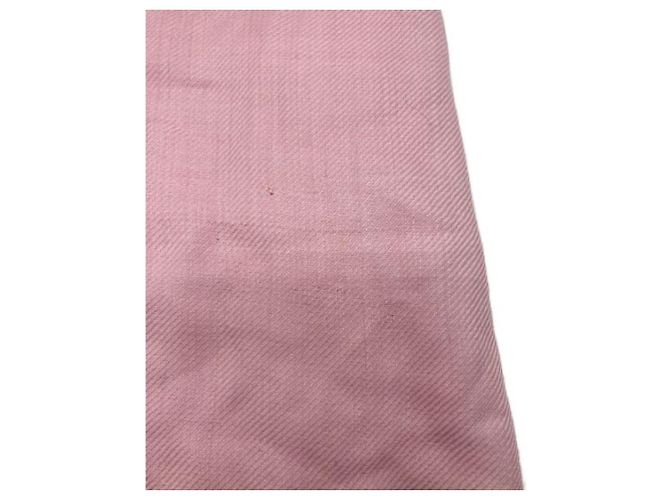 ***Stola grande in seta cashmere LORO PIANA Rosa - vista 5