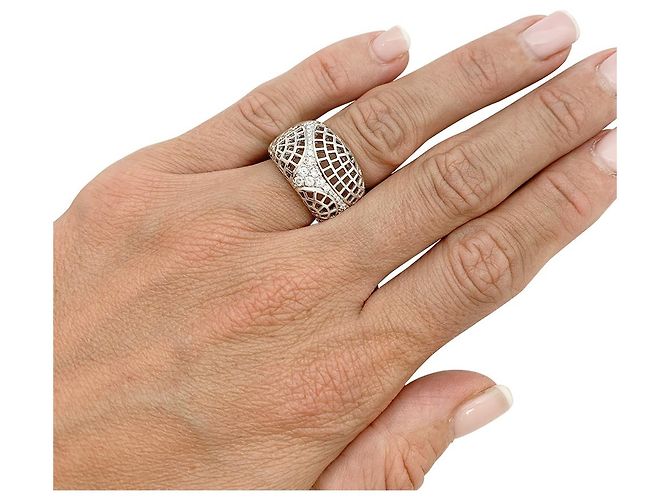 Cartier-Ring, "New Wave Paris", WEISSES GOLD. - Ansicht 8
