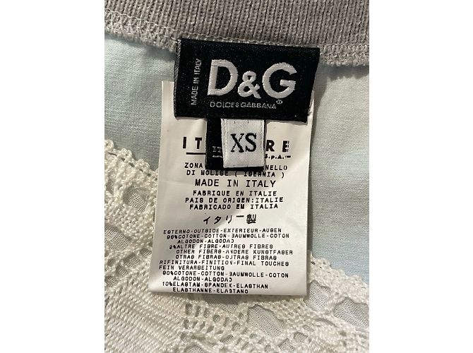 DOLCE & GABBANA Tops T.Internacional XS Algodón - vista 4