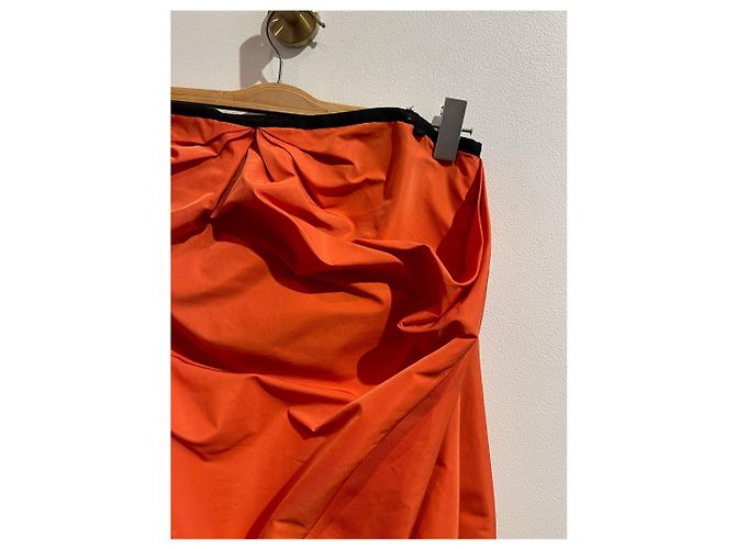 DOLCE & GABBANA Kleider T.International S Polyester Orange - Ansicht 2