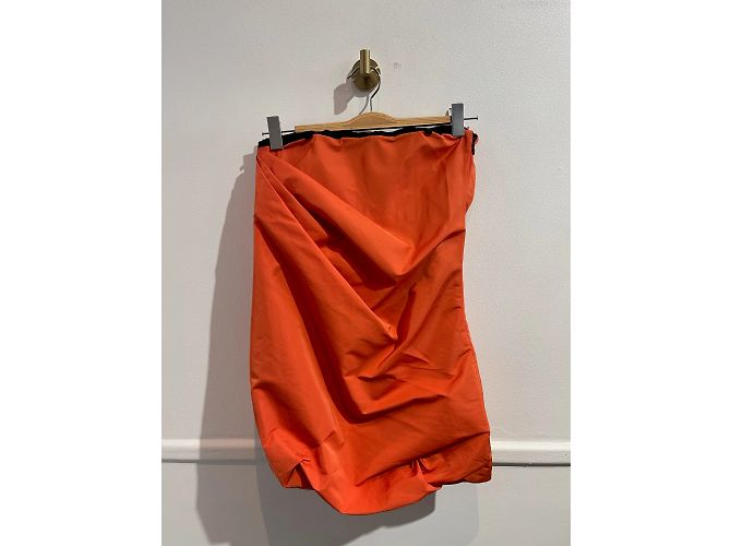 DOLCE & GABBANA Kleider T.International S Polyester Orange - Ansicht 3