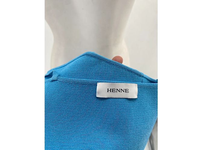 Autre Marque Henne tops T.UK 8 Viscosa Azul - vista 4