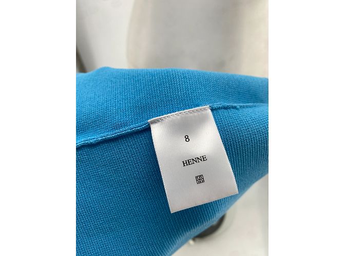 Autre Marque Henne tops T.UK 8 Viscosa Azul - vista 5