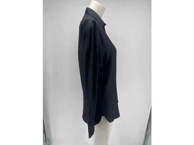 Autre Marque No firmado / No firmado T.FR 36 Seda Negro - vista 3