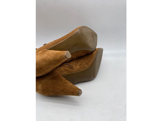 Botines Gianvito Rossi T.EU 39 de ante Camello - vista 6
