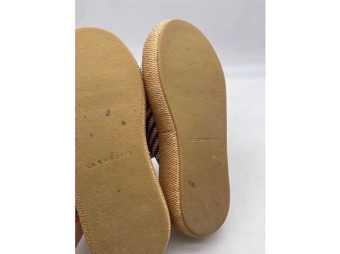 Autre Marque Non Signé / Unsigned mules & clogs T.EU 40 Cloth Beige - view 5