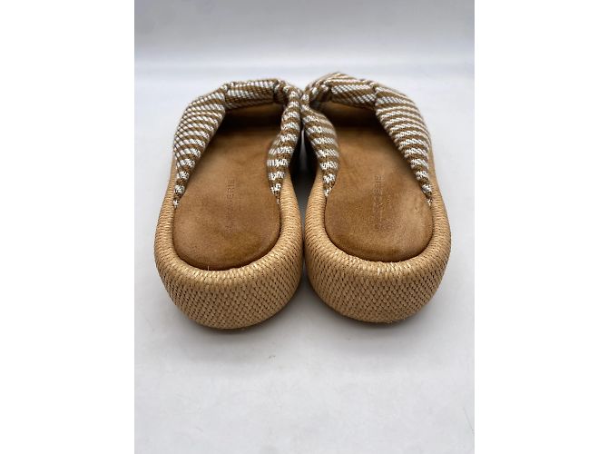 Autre Marque Non Signé / Unsigned mules & clogs T.EU 40 Cloth Beige - view 6
