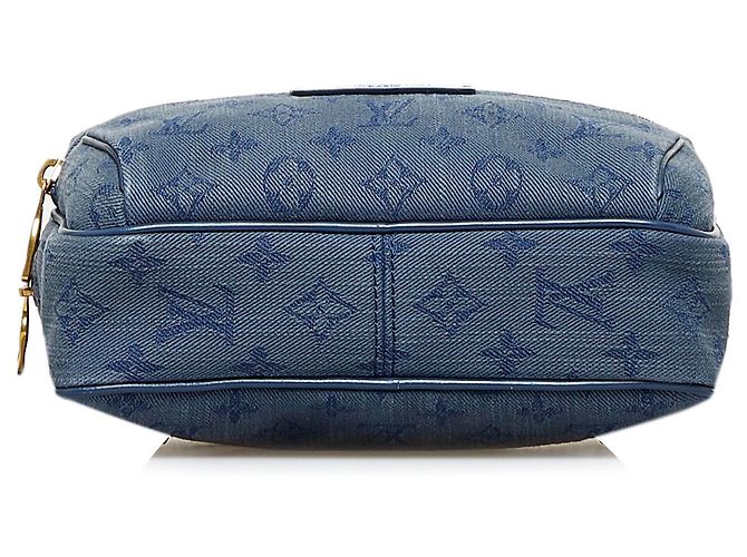 Bumbag Marsupio da esterno in denim blu con monogramma Louis Vuitton - vista 4