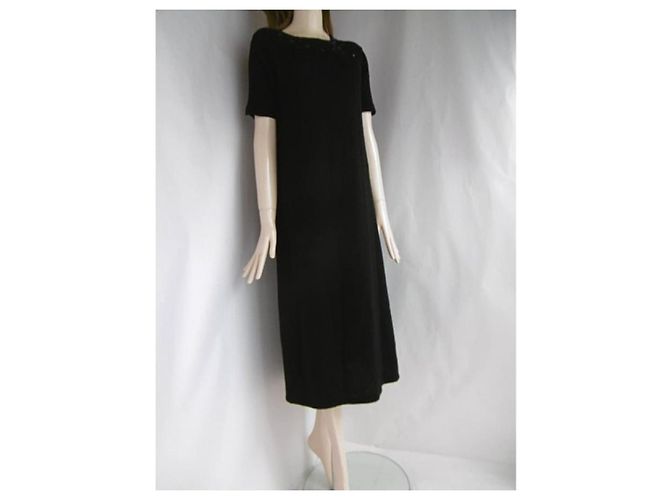 Balmain-Kleid mit Pailletten verziert Schwarz - Ansicht 11